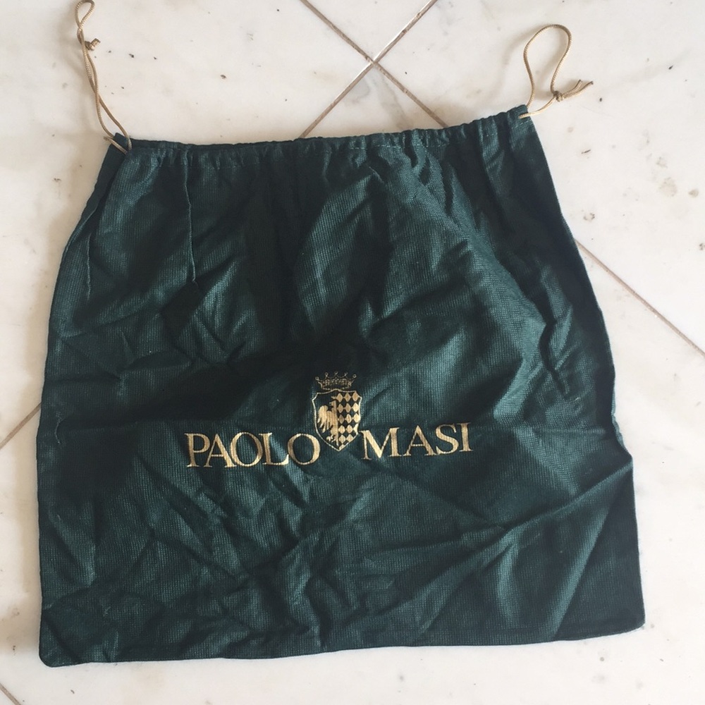 PAOLO MASI handbag purse shoes dust cover storage 15” by 13.5”